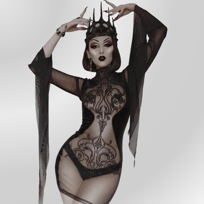 Vestido Gótico Wicca