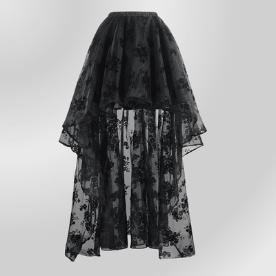 Falda Victoriana Larga Gótica