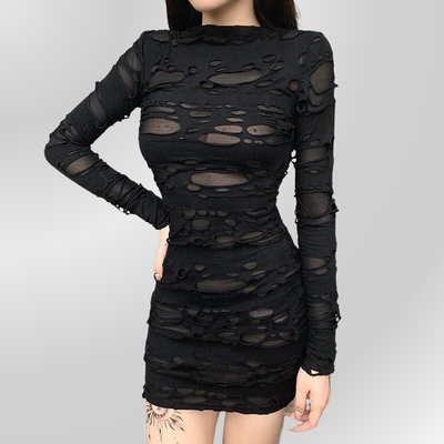 Vestido de noche gótico