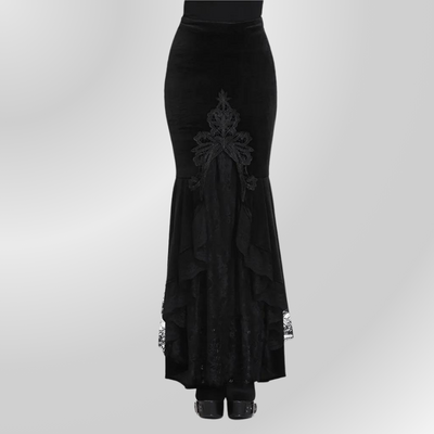 Falda larga gótica victoriana