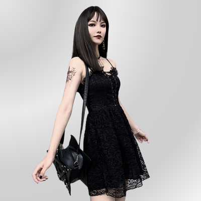 Vestido Gótico de Encaje