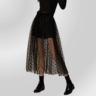 Falda gótica crinolina