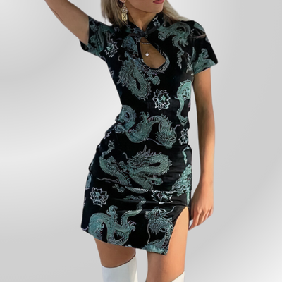 Vestido Gótico Dragón - Drakonika