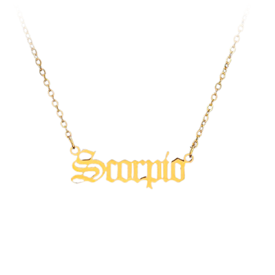 Collar Letra Gótica