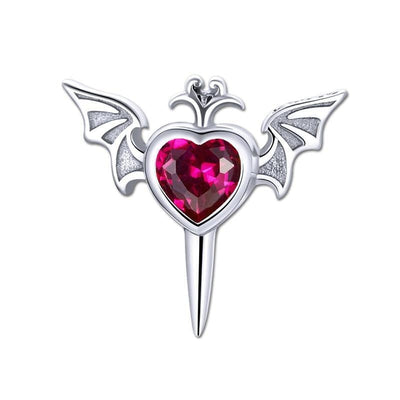 Pendiente Gótico Plata