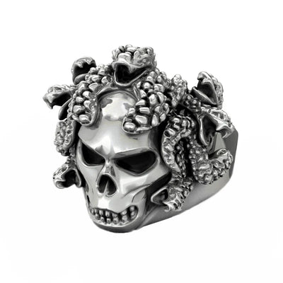 Anillo Cráneo Medusa