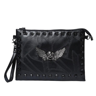 Bolso gótico rock mujer negro