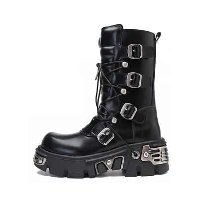 Botas góticas punk 2024