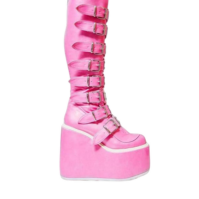 Botas góticas rosa alternativas 2024