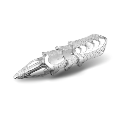 Anillo de armadura gótica completamente articulado