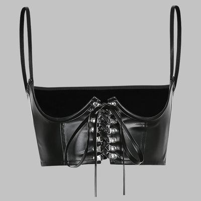 Corsé de cuero gótico