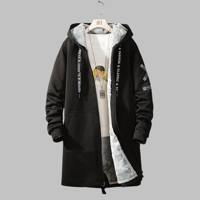 Abrigo Largo Negro Gótico