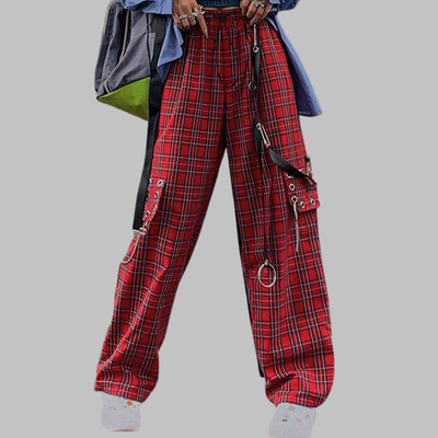 Pantalón gótico escocés