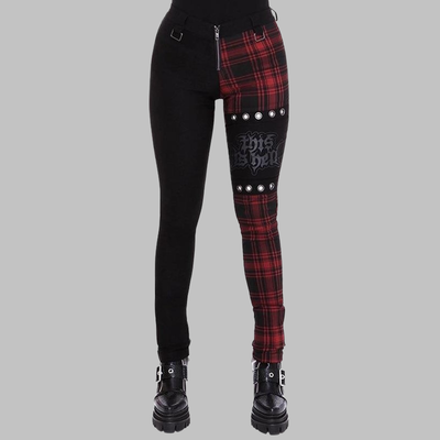 Pantalón gótico rojo