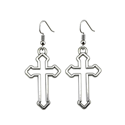 Pendientes Cruz Gótica - Shimar