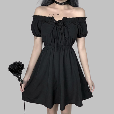 Vestido Gótico Negro - Killa