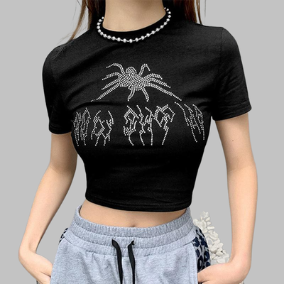 Camiseta gótica mujer