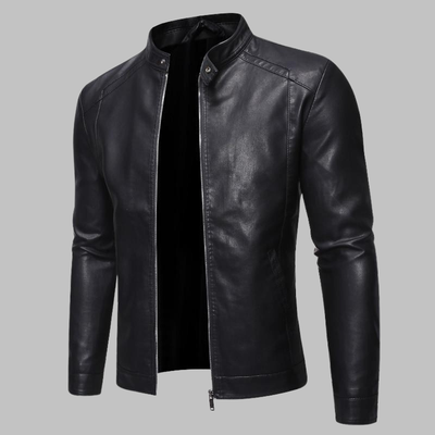 Chaqueta de cuero gótica para hombre